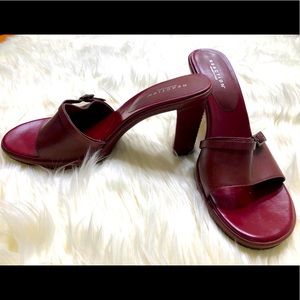 Vintage Kenneth Cole Reaction Red Leather Heels